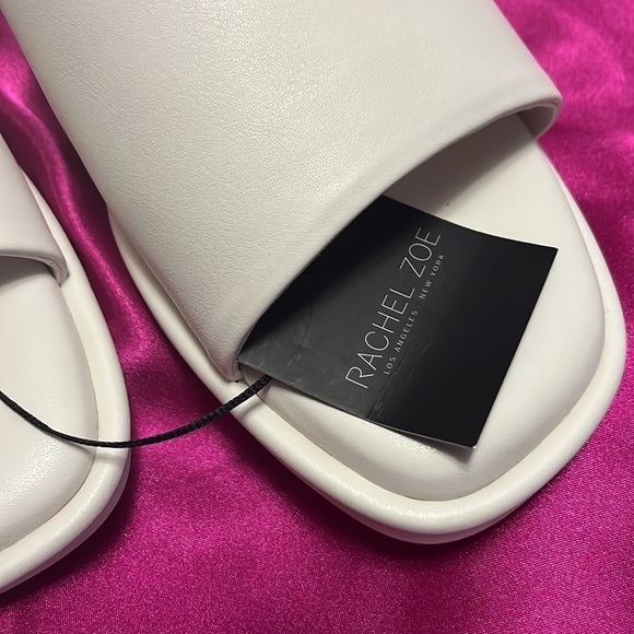 Rachel Zoe brand white, super soft and comfy slides - Picture 4 of 8